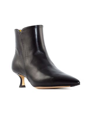 Black leather ankle boot MARA BINI | W231109NERO